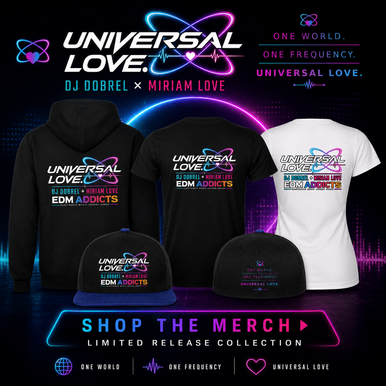 Universal Love Shop The Merch collection