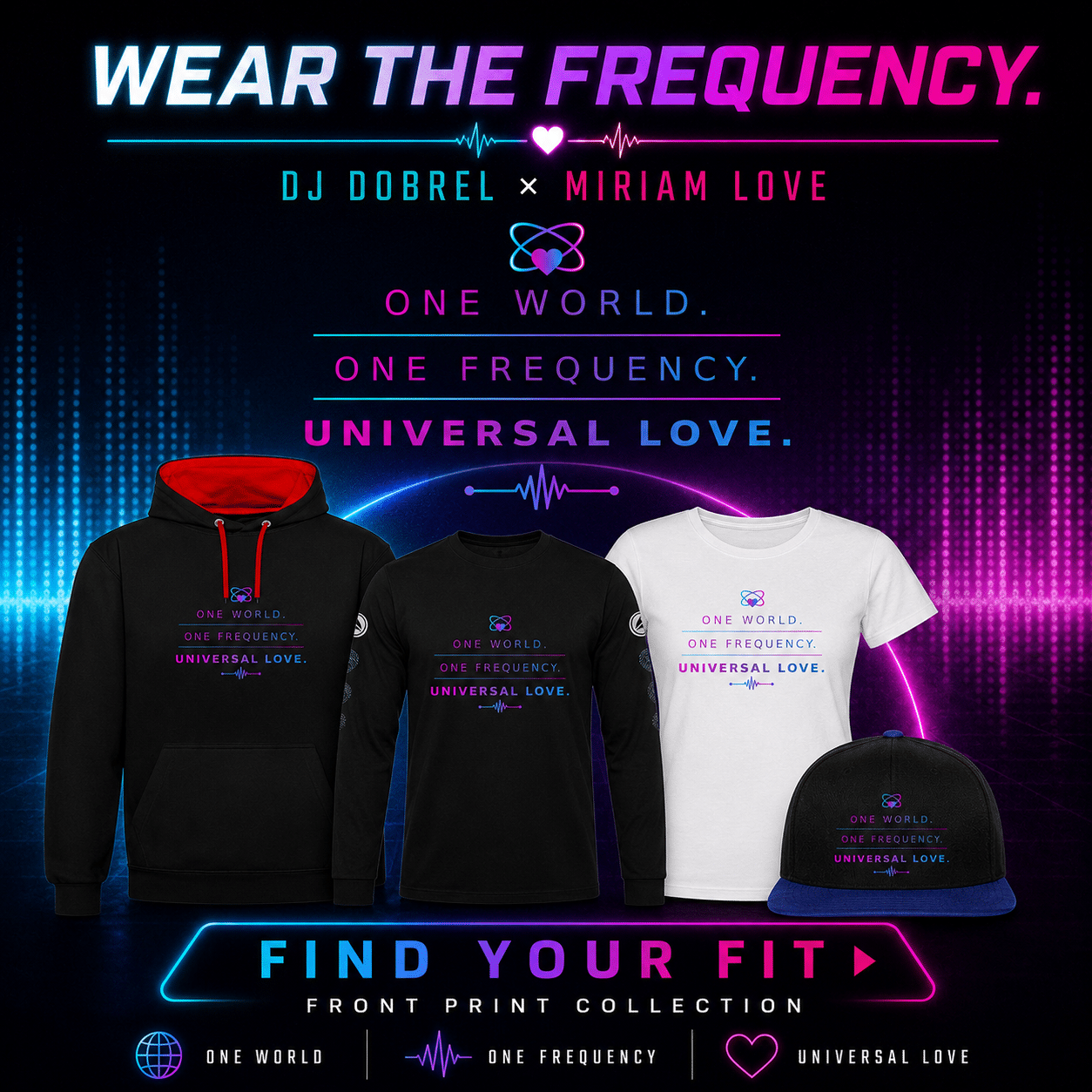 Wear The Frequency Universal Love collection